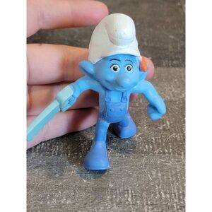 McDonald's 2011 handy peyo toy figure Smurf